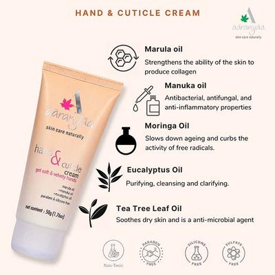 Aaranyaa Hand and Cuticle Cream 50 ml - Hand Creams