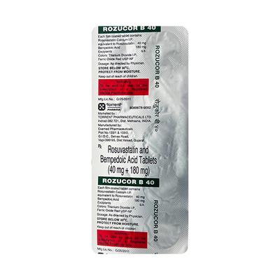 ROZUCOR B Tablet 10's - High Cholesterol-Dys