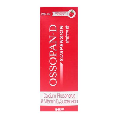 OSSOPAN D STRAWBERRY FLAVOUR Suspension 200ml - Supplements-Cal