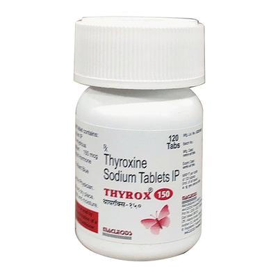 THYROX 150 Tablet 120's - Hypothyroidism