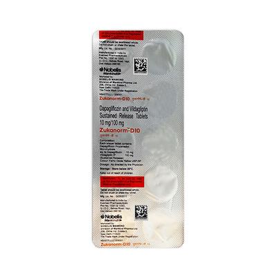ZUKANORM D 10 Tablet 10's - Diabetes-Ant