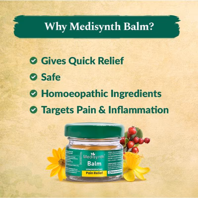 Medisynth Pain Relief Balm 18 g - Speciality Medicine