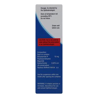 BRINOLAR BKC FREE 1% Eye Drops 5ml - Glaucoma-Ant