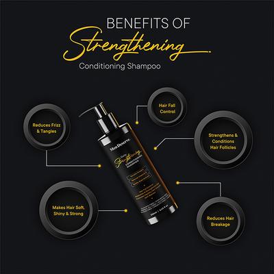 Men Deserve Daily Strengthening Conditioning Shampoo 250 ml - Shampoos