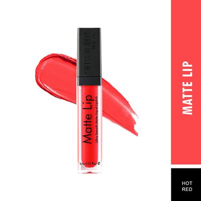 Swiss Beauty Ultra Smooth Matte Liquid Lipstick - (Hot Red) 6 ml - Liquid Lipsticks