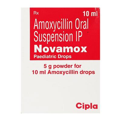 Novamox Paediatric Drops 10ml - Bacterial Infections-Pen