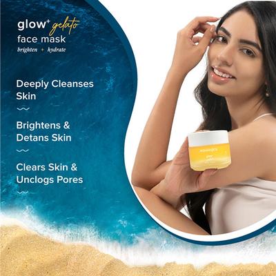 Aqualogica Glow Plus Gelato Face Mask 100 gm - Masks & Peels