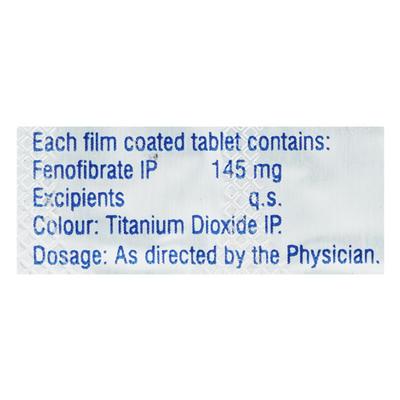 Stanlip 145mg Tablet 10'S - High Cholesterol-Dys