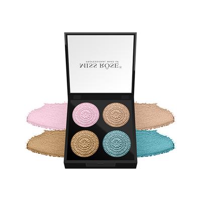 Miss Rose 4 Color Glitter Eyeshadow Palette 7001 - 125Z 01 20 gm - Face Palettes