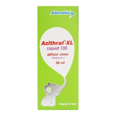 Azithral XL 100mg Liquid 30ml - Bacterial Infections-Mac