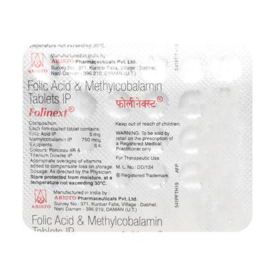 Folinext Tablet 30'S - Anaemia-VMA
