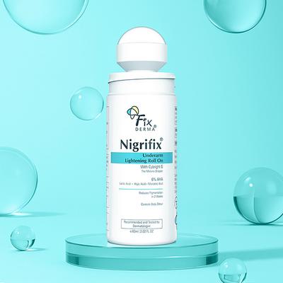 Fixderma Nigrifix Underarm Roll On With 6% AHA, Lactic Acid & 1% Mandelic for Men & Women (60 ml) - Deodorants/Roll-Ons