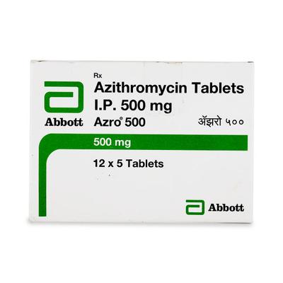 AZRO 500mg Tablet 5's - Bacterial Infections-Mac