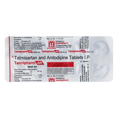 Telmipharm AM Tablet 10'S - Hypertension-Ang