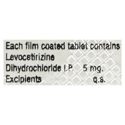 Safecet 5mg Tablet 10'S - Allergies-Ant