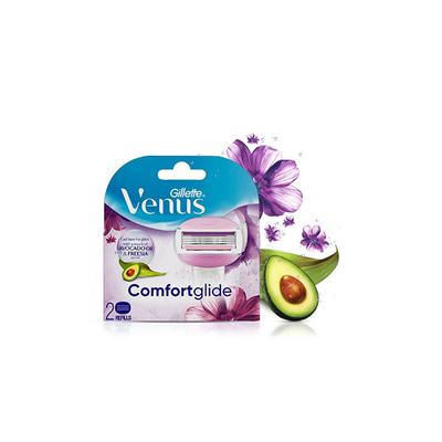 Gillette Venus Comfortglide 2 Soap Gel Bar With A Touch Of Avocado & Freesia Scent Cartridges - 2's - Razors & Cartridges