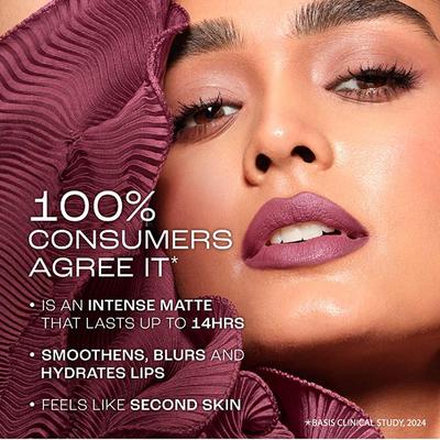 Lakme Rouge Bloom Matte Lip Liquid Amber Aura 306 3.5 ml - Liquid Lipsticks