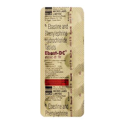 Ebast DC Tablet 10'S - Cough And Cold-Cou