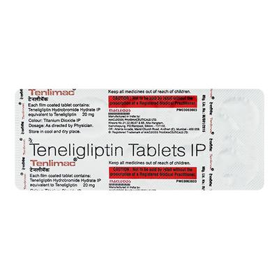 Tenlimac 20mg Tablet 10'S - Diabetes-Ant