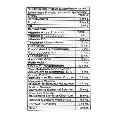 Vitrace FM Tablet 10'S - Supplements-Vam