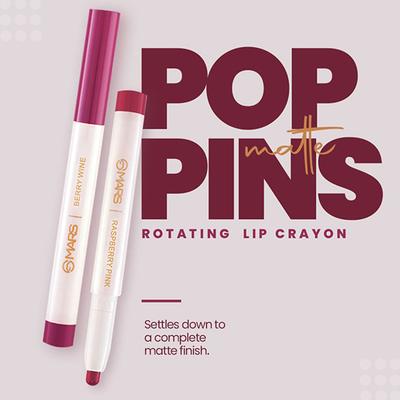 Mars Poppins Lip Crayon (Crazy Raisin-11) 1.3 gm - Lip Crayons