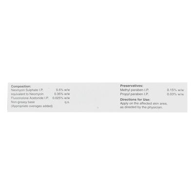Flucort N Skin Cream 20gm - Skin Infections-Toc