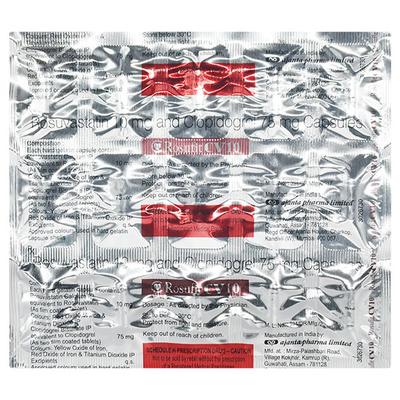 ROSUFIT CV 10 Capsule 15's - Blood Clot-Ant