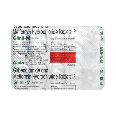 Glinil M Tablet 10'S - Diabetes-Ant