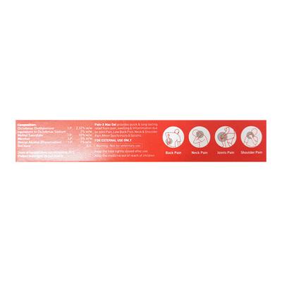 PAIN X MAX DOUBLE STRENGTH PAIN RELIEF Gel 30g - General-P