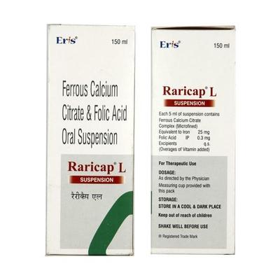 Raricap L Suspension 150ml - Supplements-Vam