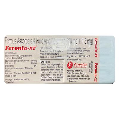 FERONIA XT Tablet 15's - Anaemia-VMA