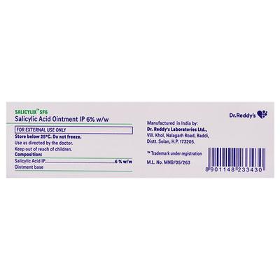 Salicylix SF 6% Ointment 50gm - Warts/Calluses/Other Skin Lesion-Ker