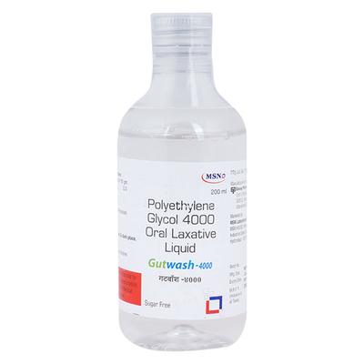 GUTWASH 4000 Sugar Free Liquid 200ml - Constipation-Lax