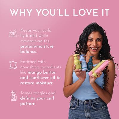 Fix My Curls Complete Curl Care Kit, Cleansing Shampoo, Moisturizing Shampoo, Hydrating Deep Conditioner, Leave-in Cream and Defining Hair Gel for Soothing, Moisturized & Defined Curls Pack Of 5 5's - Hair Sets & Kits