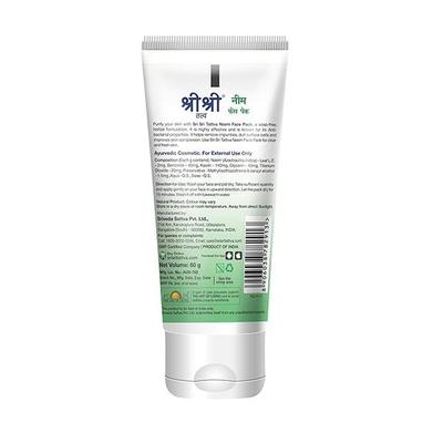Sri Sri Tattva Neem Face Pack 60 gm - Face Packs