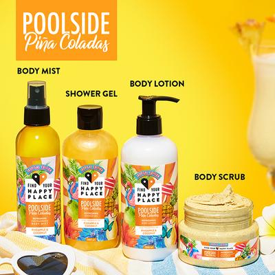 Find Your Happy Place - Poolside Pina Coladas Vitamin C & Exfoliating Body Scrub 200 gm - Scrubs & Exfoliants