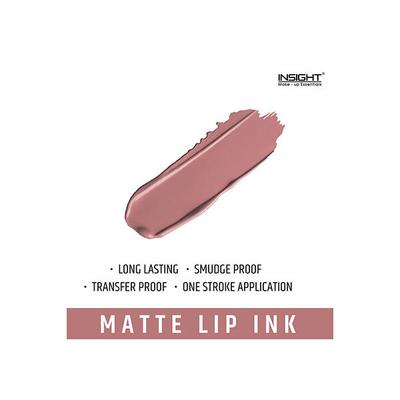 Insight Make-Up Essential Matte Lip Iink-Desert Taupe 06 4gm - Liquid Lipsticks