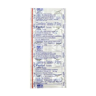 Fertyl 50mg Tablet 10'S - Hormonal Therapy-Tro