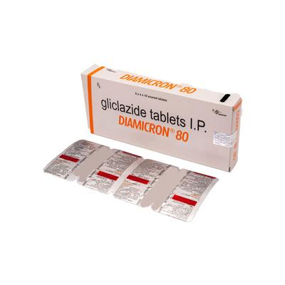 Diamicron 80mg Tablet 10'S - Diabetes-Ant