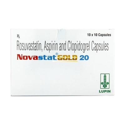 Novastat Gold 20mg Capsule 10'S - Blood Clot-Ant