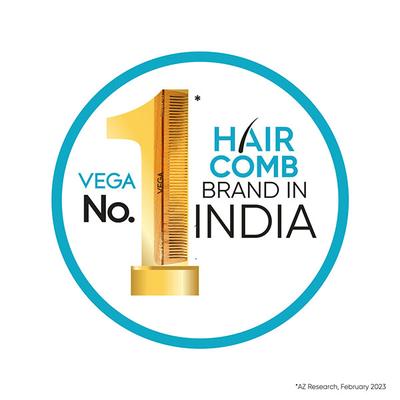Vega Grooming Wooden Comb (HMWC - 04) 38 gm - Hair Combs