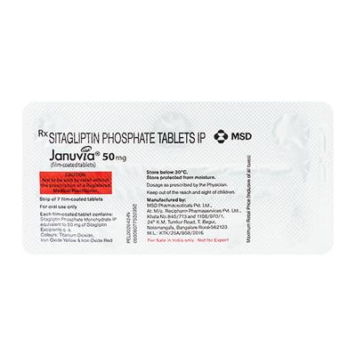 Januvia 50mg Tablet 7'S - Diabetes-Ant