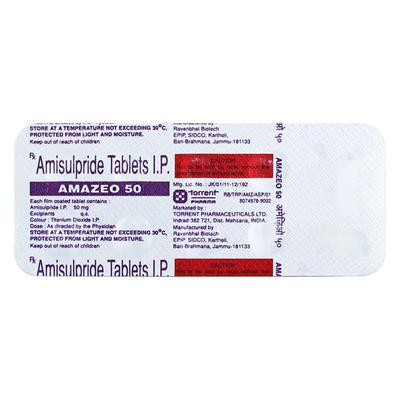 Amazeo 50mg Tablet 10'S - Schizophrenia-Aps