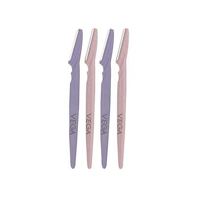 Vega Smooth Eyebrow Shaper for Women for Face, Eyebrows, Upperlips, Chin, Forehead, ESS-04 4's - Face & Eyebrow Razors