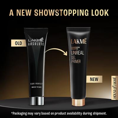 Lakme Unreal Undercover Gel Primer, Enriched with Viitamin E, 30 ml - Primer