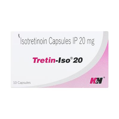 Tretin Iso 20mg Capsule 10'S - Acne-Acn