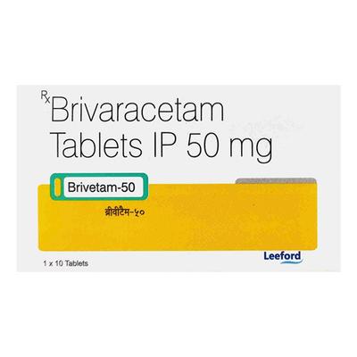 BRIVETAM 50 Tablet 10's - Epilepsy/Convulsion-Ant
