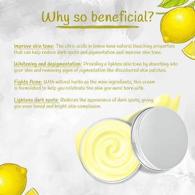 Nutriment Lemon Cream All Skin Type 250 gm - Lotions & Creams