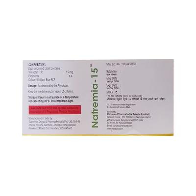 NATREMIA 15 Tablet 10's - Hyponatremia