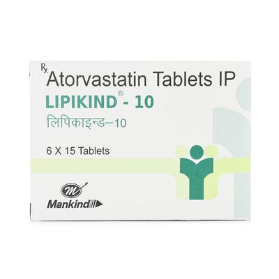 LIPIKIND 10mg Tablet 15's - High Cholesterol-Dys